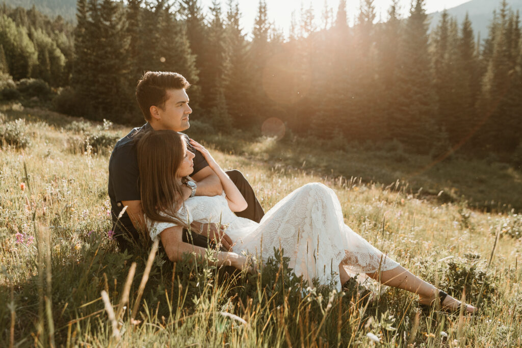 rocky mountain engagement session